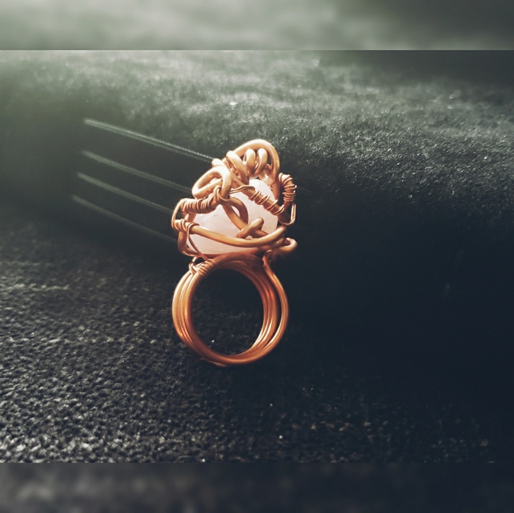 Rose Quartz Ring